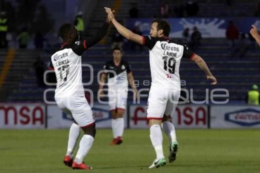 FÚTBOL . LOBOS BUAP VS ATLAS