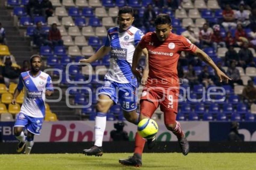 FÚTBOL . CLUB PUEBLA VS TOLUCA