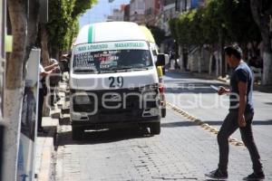 TEHUACÁN . TRANSPORTE PÚBLICO