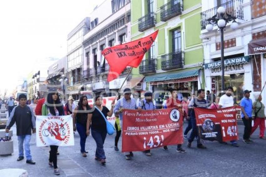 MANIFESTACIÓN . AYOTZINAPA