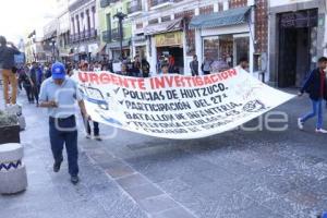 MANIFESTACIÓN  . AYOTZINAPA