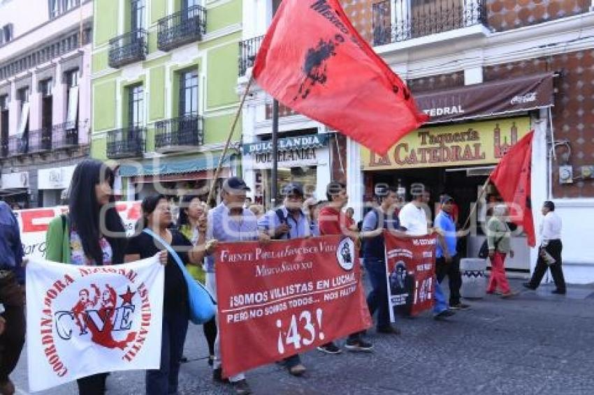 MANIFESTACIÓN  . AYOTZINAPA