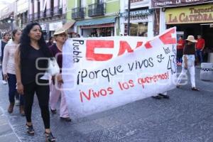 MANIFESTACIÓN  . AYOTZINAPA