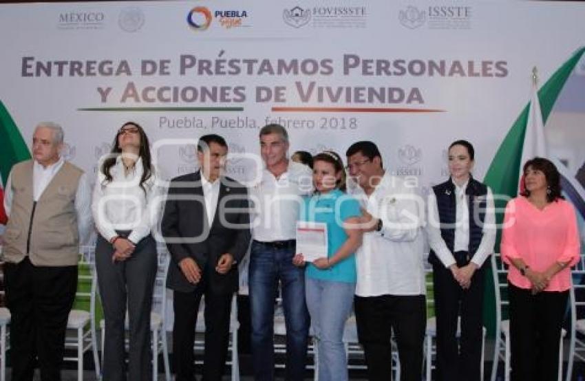 ISSSTE . ENTREGA PRÉSTAMOS