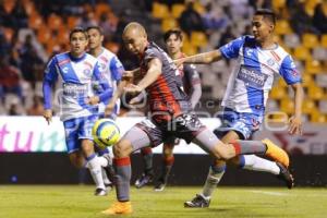 FÚTBOL . CLUB PUEBLA VS NECAXA