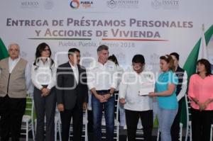 ISSSTE . ENTREGA PRÉSTAMOS