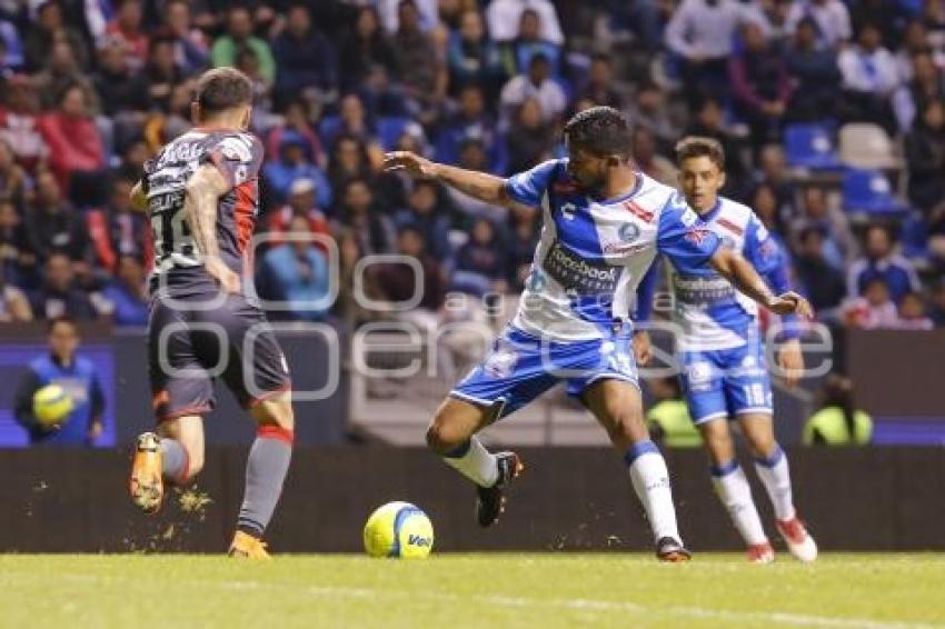 FÚTBOL . CLUB PUEBLA VS NECAXA