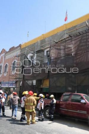 OBRA COLAPSADA . CENTRO HISTÓRICO