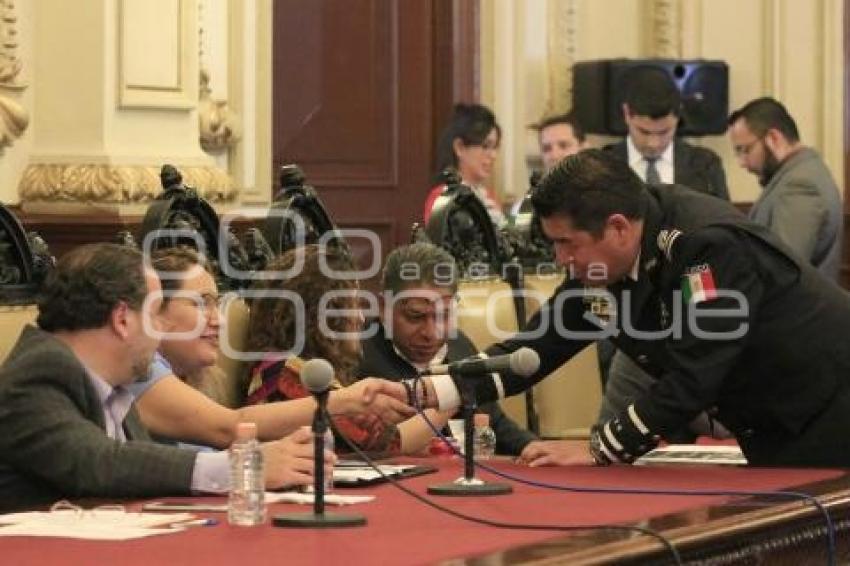 COMPARECENCIA DE SEGURIDAD PÚBLICA