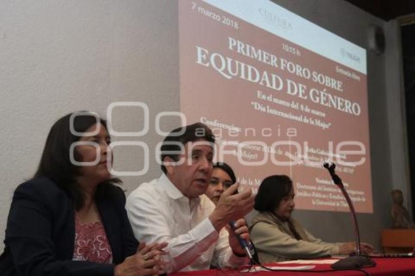 INAH . FORO EQUIDAD DE GÉNERO