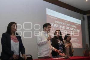 INAH . FORO EQUIDAD DE GÉNERO