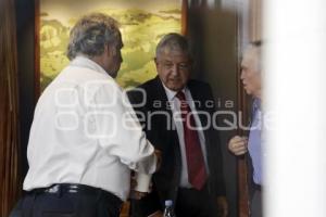 AMLO . REUNIÓN EMPRESARIOS