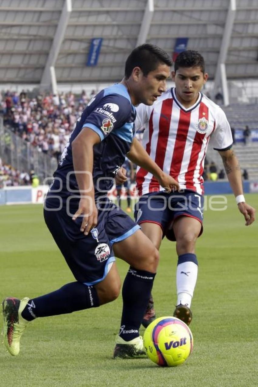 FÚTBOL . LOBOS BUAP VS CHIVAS