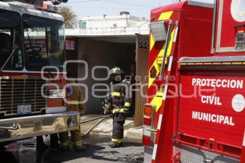 INCENDIO COLONIA VICENTE GUERRERO