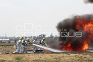 SIMULACRO INCENDIO AEROPUERTO