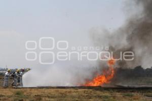 SIMULACRO INCENDIO AEROPUERTO