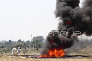 SIMULACRO INCENDIO AEROPUERTO