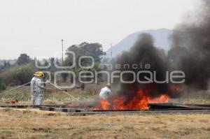 SIMULACRO INCENDIO AEROPUERTO