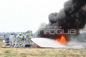 SIMULACRO INCENDIO AEROPUERTO