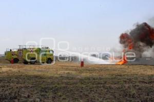 SIMULACRO INCENDIO AEROPUERTO