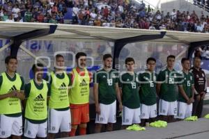 FÚTBOL . LOBOS BUAP VS SELECCIÓN SUB21