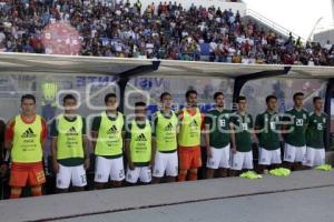 FÚTBOL . LOBOS BUAP VS SELECCIÓN SUB21