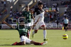 FÚTBOL . LOBOS BUAP VS SELECCIÓN SUB21