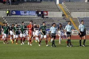 FÚTBOL . LOBOS BUAP VS SELECCIÓN SUB21