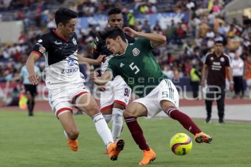 FÚTBOL . LOBOS BUAP VS SELECCIÓN SUB21
