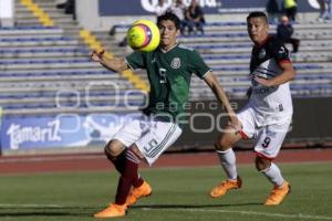 FÚTBOL . LOBOS BUAP VS SELECCIÓN SUB21