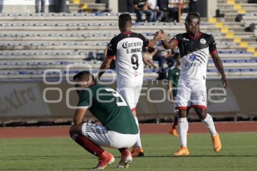 FÚTBOL . LOBOS BUAP VS SELECCIÓN SUB21