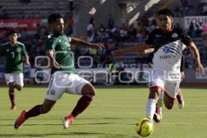 FÚTBOL . LOBOS BUAP VS SELECCIÓN SUB21