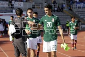 FÚTBOL . LOBOS BUAP VS SELECCIÓN SUB21