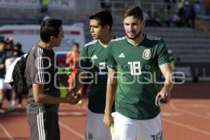 FÚTBOL . LOBOS BUAP VS SELECCIÓN SUB21