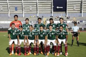 FÚTBOL . LOBOS BUAP VS SELECCIÓN SUB21