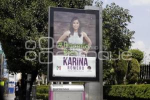 PROPAGANDA ELECTORAL . KARINA ROMERO