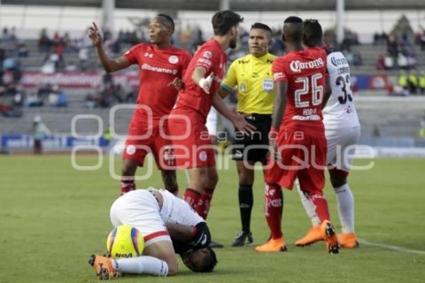 FÚTBOL . LOBOS BUAP VS TOLUCA