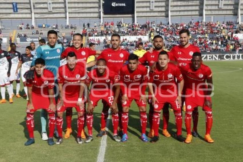 FÚTBOL . LOBOS BUAP VS TOLUCA