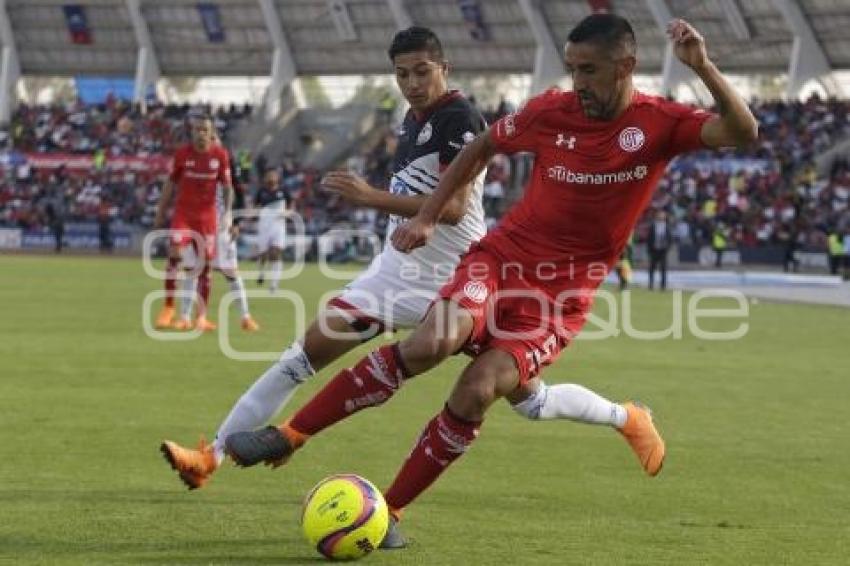 FÚTBOL . LOBOS BUAP VS TOLUCA