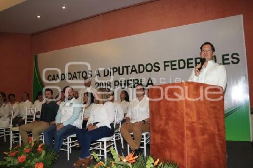 PVEM . CANDIDATOS DIPUTADOS FEDERALES