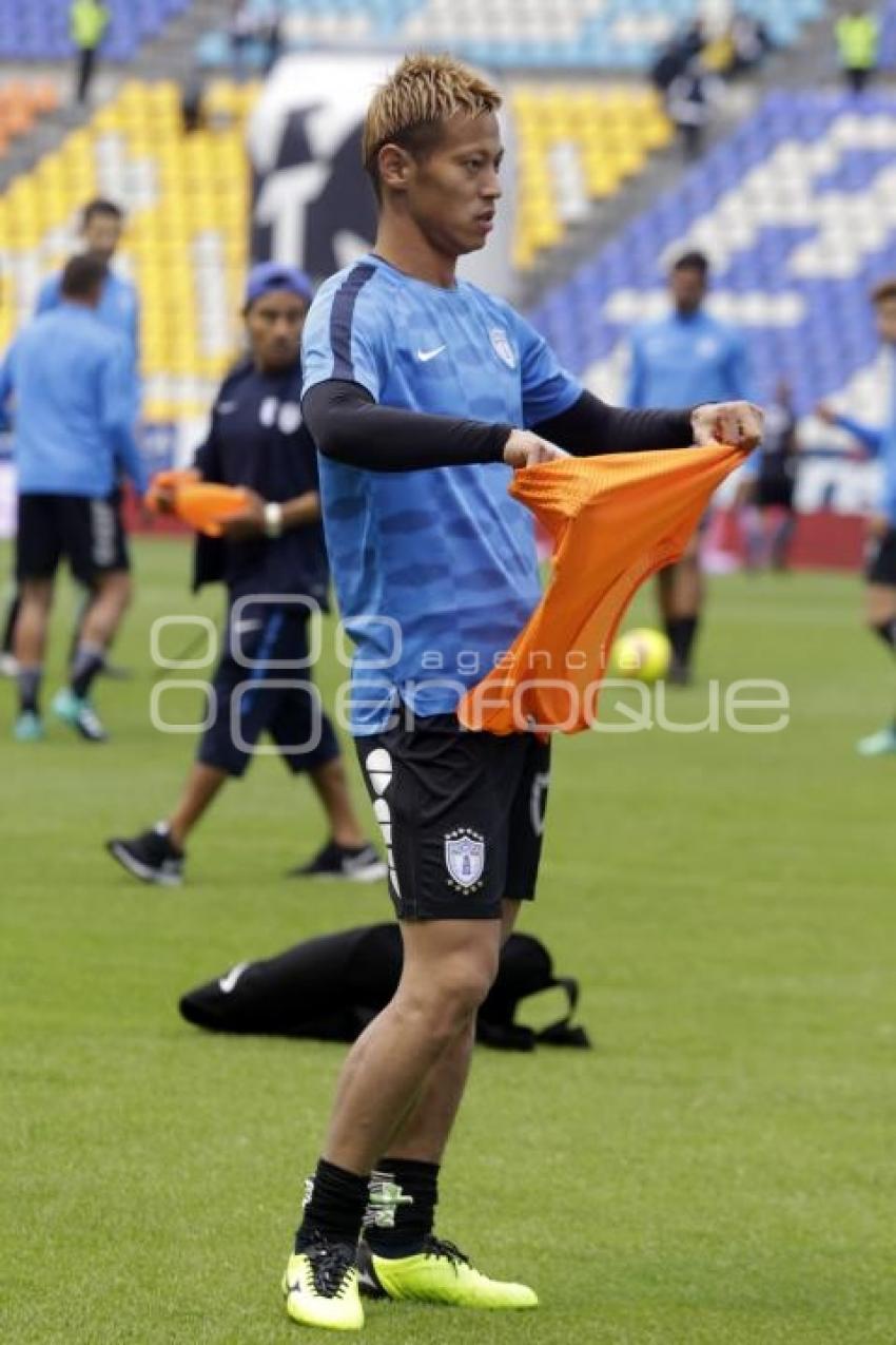 FÚTBOL . CLUB PUEBLA VS PACHUCA