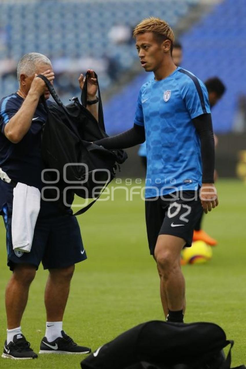 FÚTBOL . CLUB PUEBLA VS PACHUCA