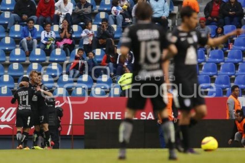 FÚTBOL . CLUB PUEBLA VS PACHUCA