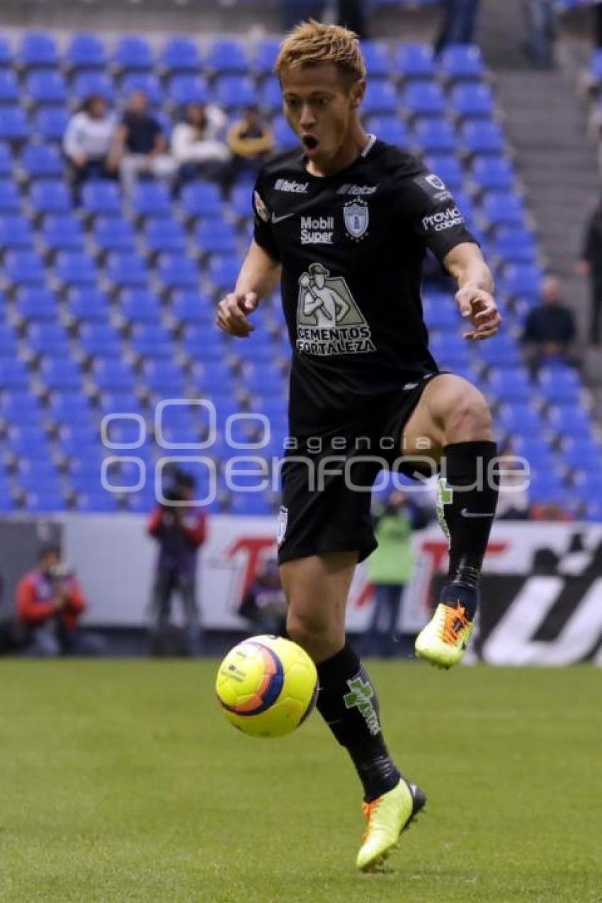 FÚTBOL . CLUB PUEBLA VS PACHUCA