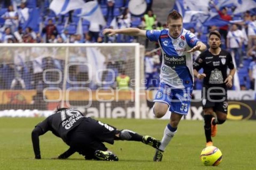 FÚTBOL . CLUB PUEBLA VS PACHUCA