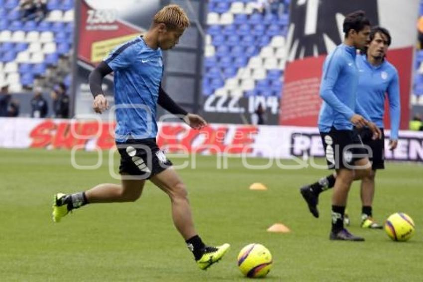 FÚTBOL . CLUB PUEBLA VS PACHUCA