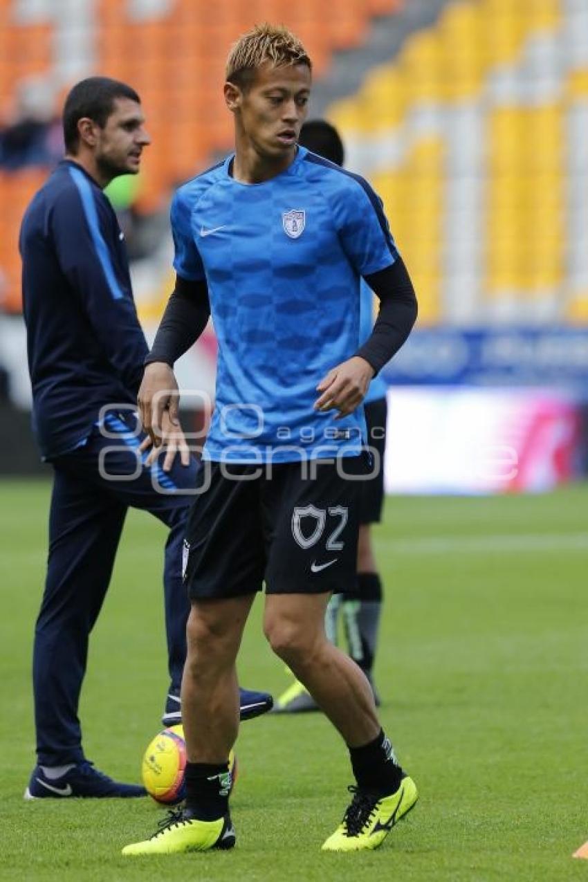 FÚTBOL . CLUB PUEBLA VS PACHUCA