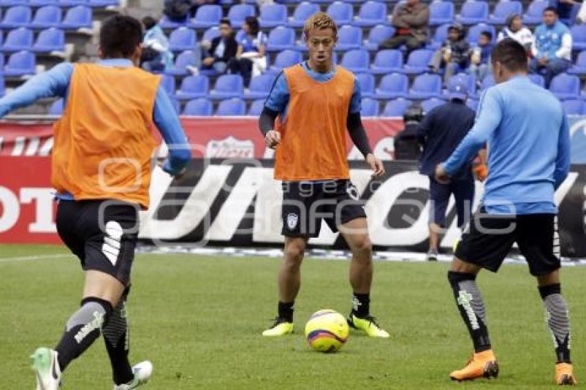 FÚTBOL . CLUB PUEBLA VS PACHUCA