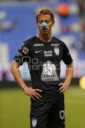 FÚTBOL . CLUB PUEBLA VS PACHUCA