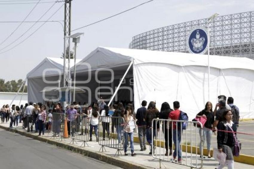 BUAP . PROCESO ADMISIÓN